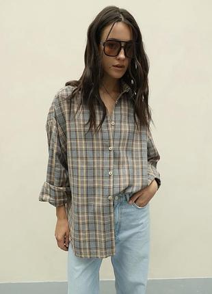 Сорочка joss atelier у клітинку oversize