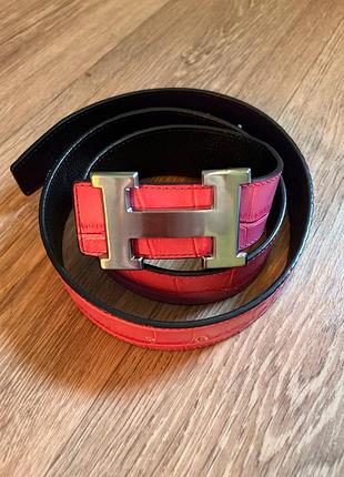 Двусторонний ремень hermes