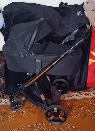 Коляска ibebe 2 в 1 з електричними гальмами