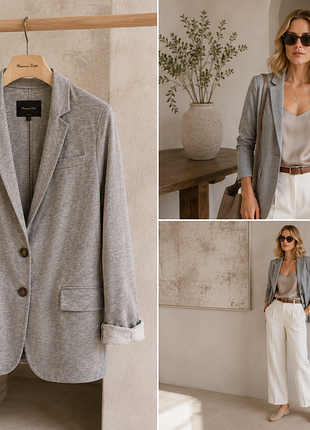 Трикотажний блайзер  від massimo dutti