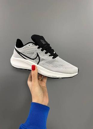 Женские серые кроссовки nike air zoom pegasus 40 grey black x зум 40
