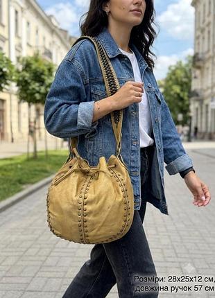 Шкіряна сумка guiseppe zanotti