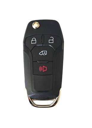 Корпус bikidного ключа ford на 4 кнопки, fusion, ranger, mustang
