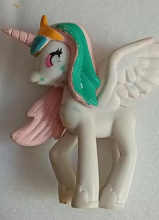 Мініфігурка принцеси селестії з франшизи my little pony. алікорну (єдинорога з крилами)