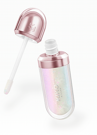 Олія для губ kiko milano 3d hydra lip oil — 01 milky way (000016-01)