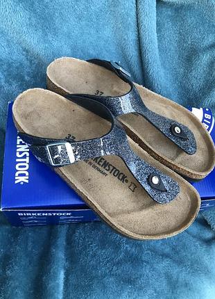 37р-24см birkenstock вьетнамкие шлепанцы. оригинал