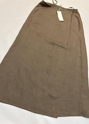 Юбка макси лен люкс бренд