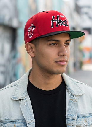 Кепка miami heat mitchell & ness hardwood classics