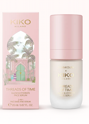 Сироватка-праймер для обличчя kiko milano threads of time glow & hydrate - 01 pearly glow (000259-01)
