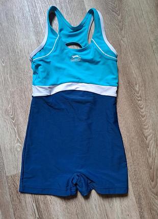 Детский спортивный купальник с шортами slazenger