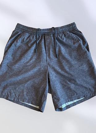 Шорти lululemon спрртивні/бігові/для бігу/йоги сірі легкі