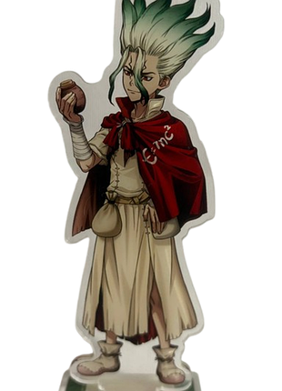 Фигурка акриловая сенко иссигами (senkuu ishigami) доктор стоун (dr. stone) 14 см