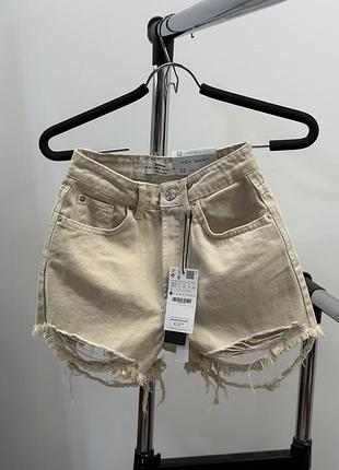 Нові джинсові шорти stradivarius xxs
