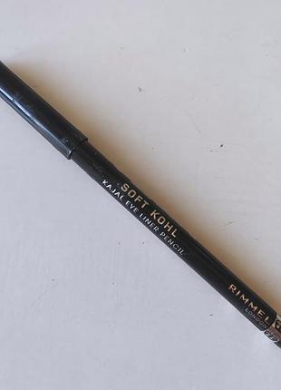 Олівець кайал для очей rimmel london soft kohl
kajal eye liner pencil #061 jet black нлвий