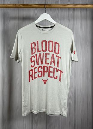 Under armour project rock blood sweat respect крута футболка  оригінал