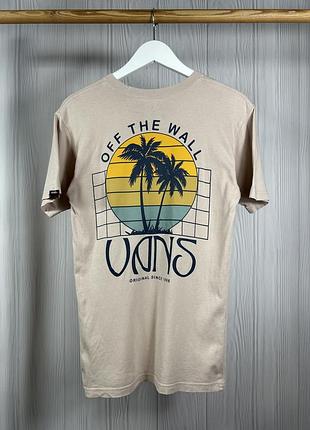Vans off the wall palm beach футболка з гарним дизайном оригінал s