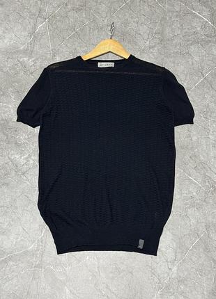 Вʼязана футбока fiore (оригінал, made in italy) gran sasso, zegna