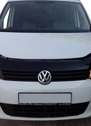 Дефлектор капота (eurocap) для volkswagen caddy 2010-2015 гг
