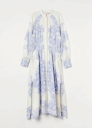 Сукня-кафтан h&m premium з льоном і віскозою, m