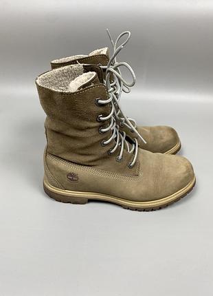 Жіночі демісезонні ботінки черевики timberland authentics teddy fleece в гарному стані, оригінал 40,5/26 см