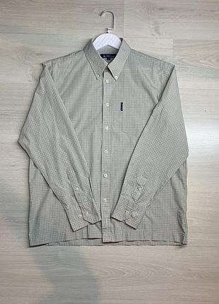 Чоловіча сорочка ben sherman оригінал бавовна котон поліестер стильна класична casual smart casual розмір l (ua 50–52) чудовий стан