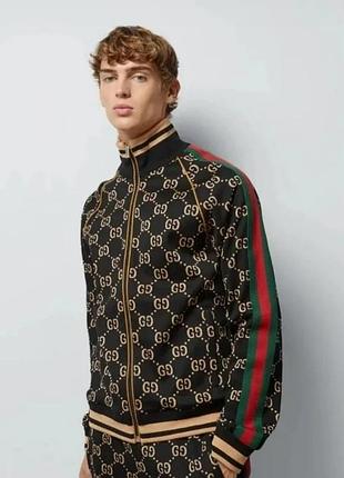 Спортивна кофта чоловіча gucci з монограмою