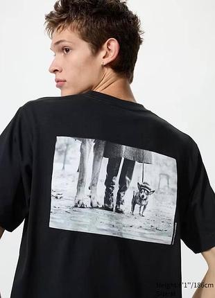 Футболка uniqlo elliott erwitt ut чорна