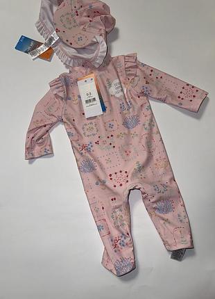 Костюм купальний сонцезахисний 0-3 62 р. george