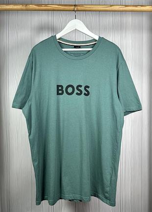 Boss hugo boss t-shirt rn big logo оригінальна футболка xxl