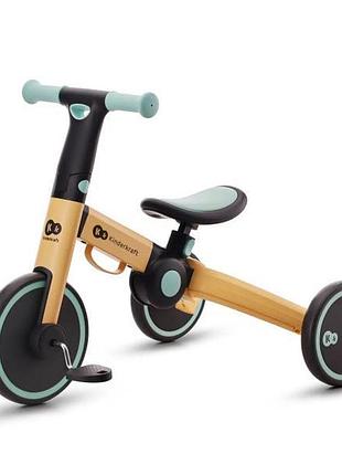 Триколісний велосипед kinderkraft 4trike 3 в 1 жовтий, блакитний (kr4tri22blu0000)