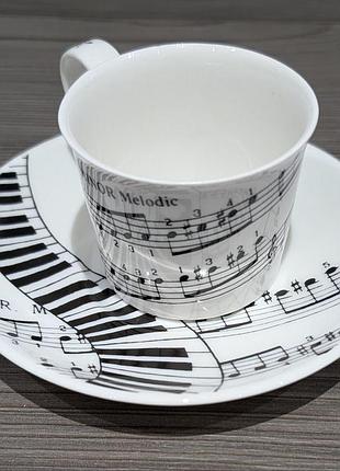 Кавова вінтажна пара dunoon, порцеляна fine bone china в англяї