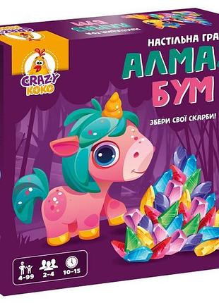Настільна гра vladi toys алмазний бум єдиноріжки (vt8055-31)