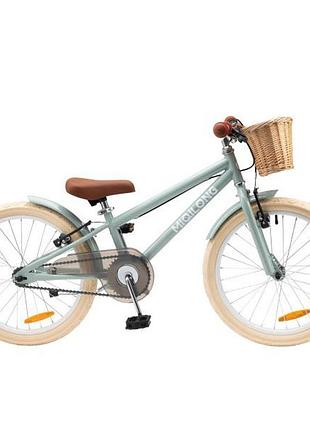 Дитячий велосипед miqilong rm 20" оливковий (rbb-rm20-olive)