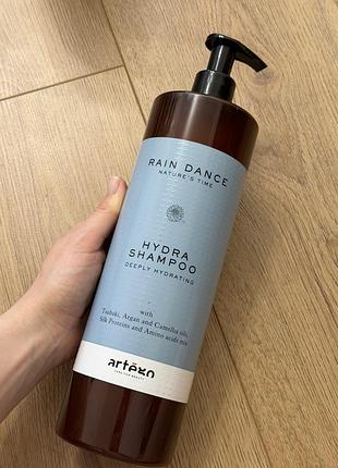 Зволожуючий шампунь artego rain dance hydra shampoo, призначений для глибокого зволоження.