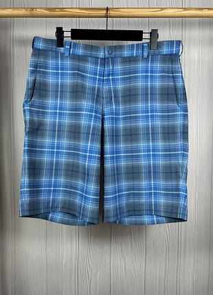 Nike golf blue check шорти з гарним дизайном оригінал розмір 36