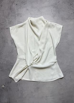 Zara блузка майка розмір хс-с молочного кольору