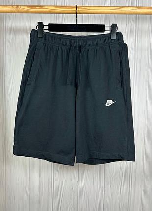 Nike black cotton зручні та легкі бавовняні шорти оригінал розмір