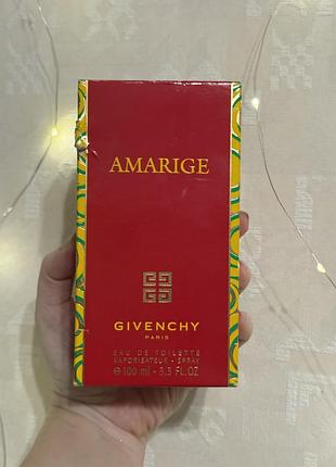 Givenchy amarige edt 100 мл, оригінал