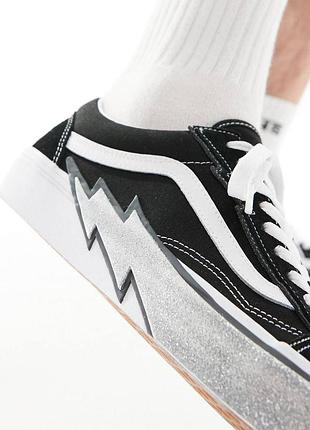 ✨ кеди vans old skool bolt glitter sidewall black ✨