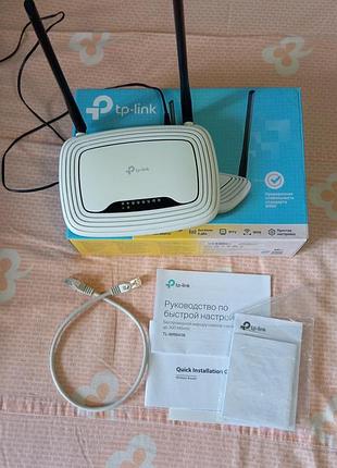 Wi-fi роутер tp-link tl-w8841n (n300) | повний комплект | чудовий стан