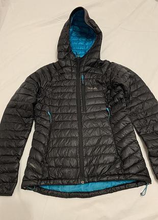 Оригінальний жіночий пуховик rab women's microlight alpine jacket. розмір m