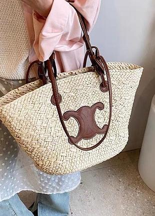 Сумка соломʼяна, сумочка соломенная, сумка loewe , сумочка loewe, сумка селин, сумка селін, сумка макраме, сумка пляжная, сумка лови, сумка лоеве