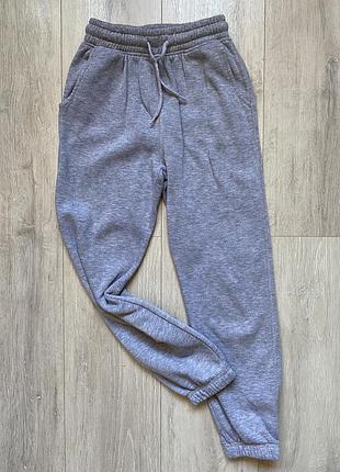 🍇теплі спортивні штани на хлопчика, сірі, primark, 9-10 років, теплі, з начосом, на шнурку