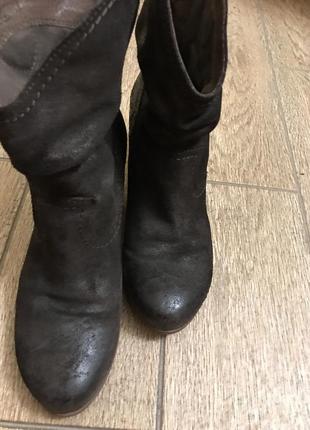 Ботинки кожаные