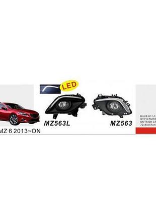 Фари дод.модель mazda 6 2013-15/mz-563/h11-12v55w/ел.дріб