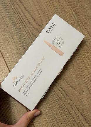 Мультизахисні ампули babe laboratorios healthy aging+ multi defense age rescue.