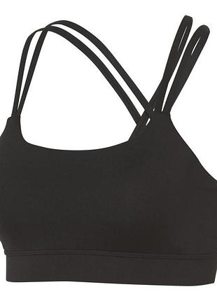 Спортивный топ с перекрещенными лямками для женщины crivit lycra® 457243 m черный