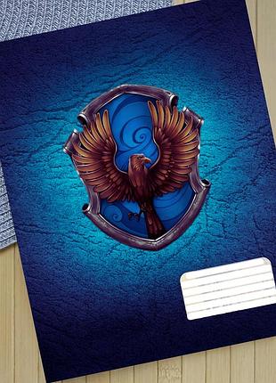 Тетрадь гарри поттер рейвенклов harry potter ravenclaw клетка 18 листов (30918)