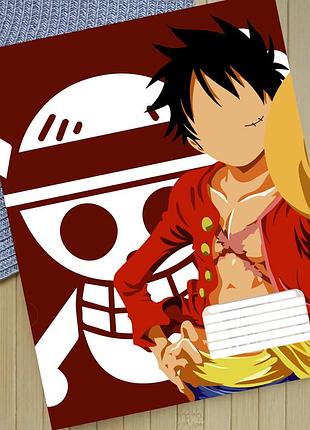 Тетрадь ван пис one piece клетка 18 листов (30778)