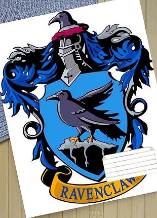Тетрадь гарри поттер рейвенклов harry potter ravenclaw клетка 18 листов (30915)